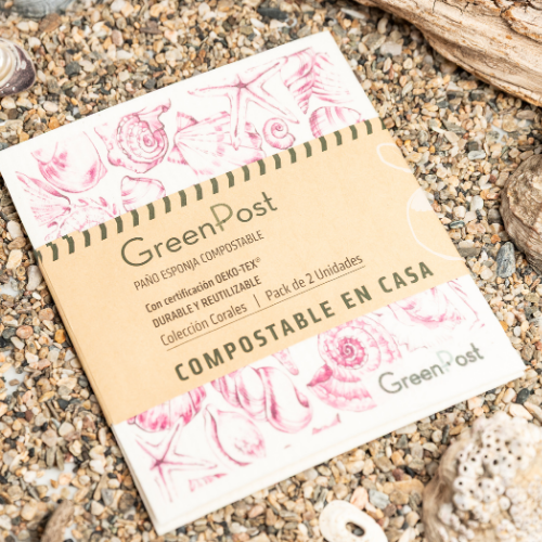 Paño Esponja Compostable (Pack 2) - Elige tu diseño favorito