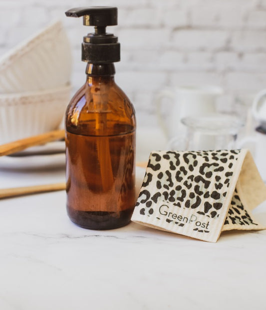 Paño Esponja Compostable (Pack 3) - Diseño Animal Print