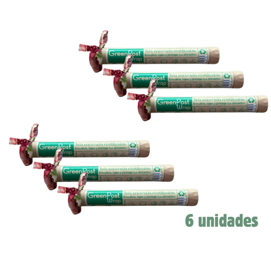 Caja 6 Wraps, Telas enceradas - Elige tu diseño