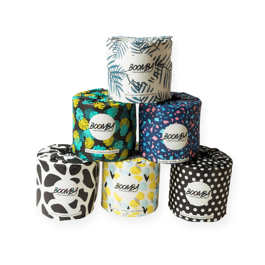 Papel Higiénico de Bambú - Pack 12 Rollos (Boomba)