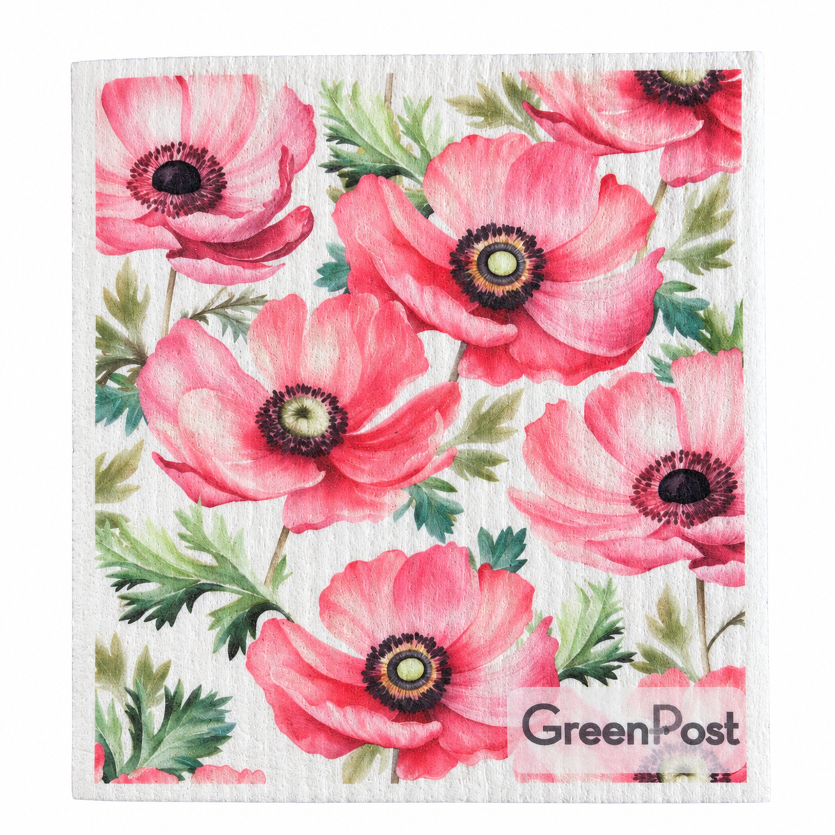 Paño Esponja Compostable (Pack 3) - Diseño Flores