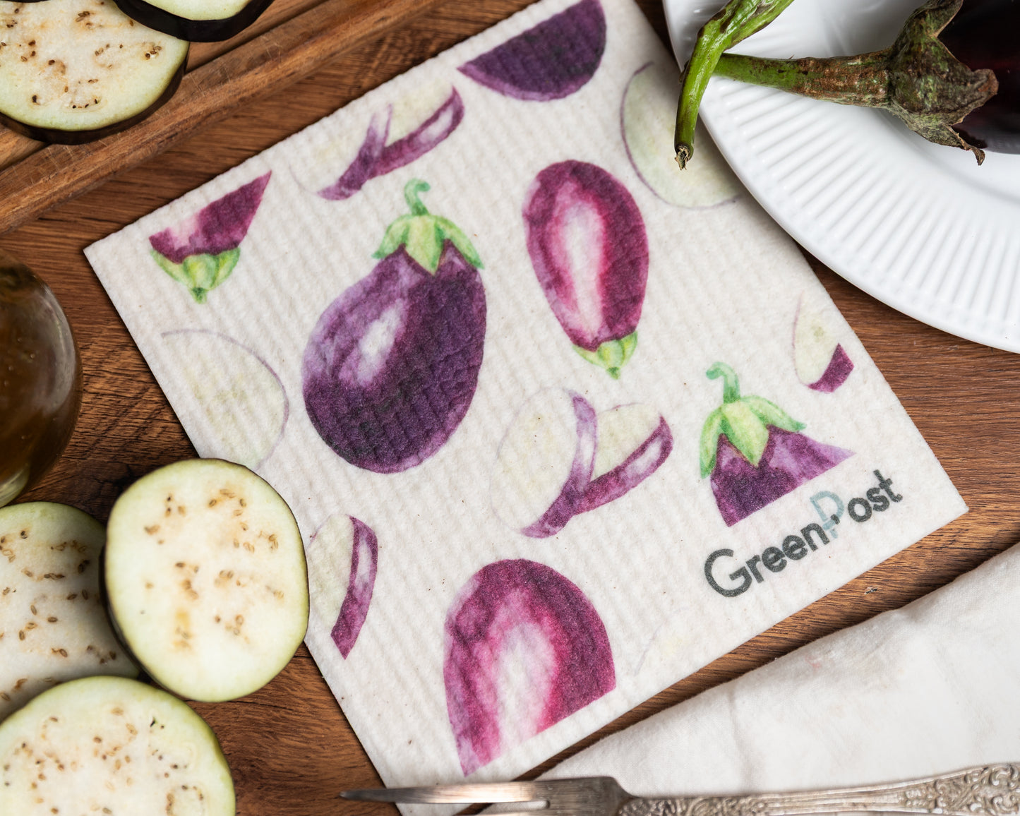 Paño Esponja Compostable (Pack 3) - Diseño Verduras
