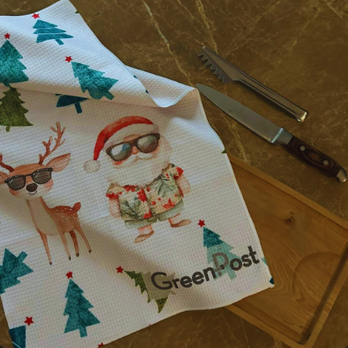 Caja 6 Paño de Cocina - Diseño Viejito Pascuero