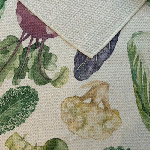 Paño de Cocina - Diseño Verduras