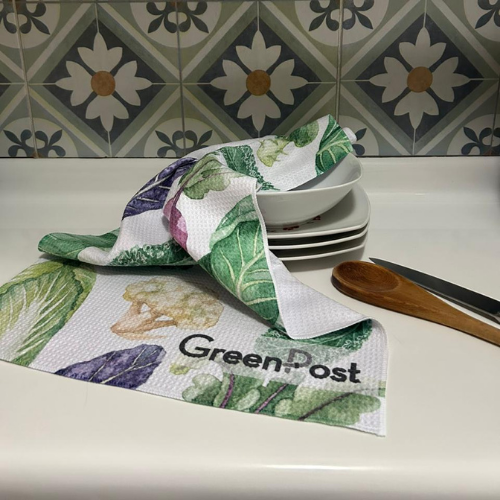 Paño de Cocina - Diseño Verduras