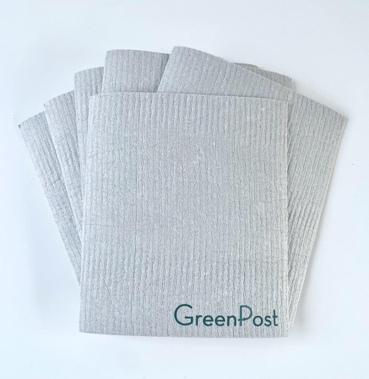 GreenPost Paño Esponja Compostable 6 unidades GRIS