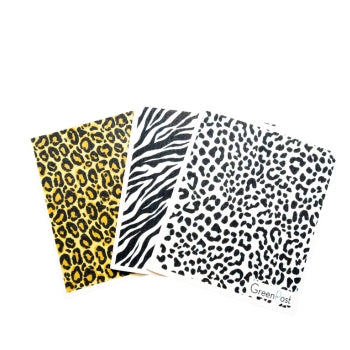 Paño Esponja Compostable (Pack 3) - Diseño Animal Print