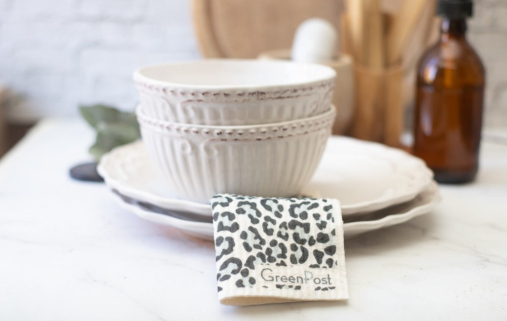 Paño Esponja Compostable (Pack 3) - Diseño Animal Print