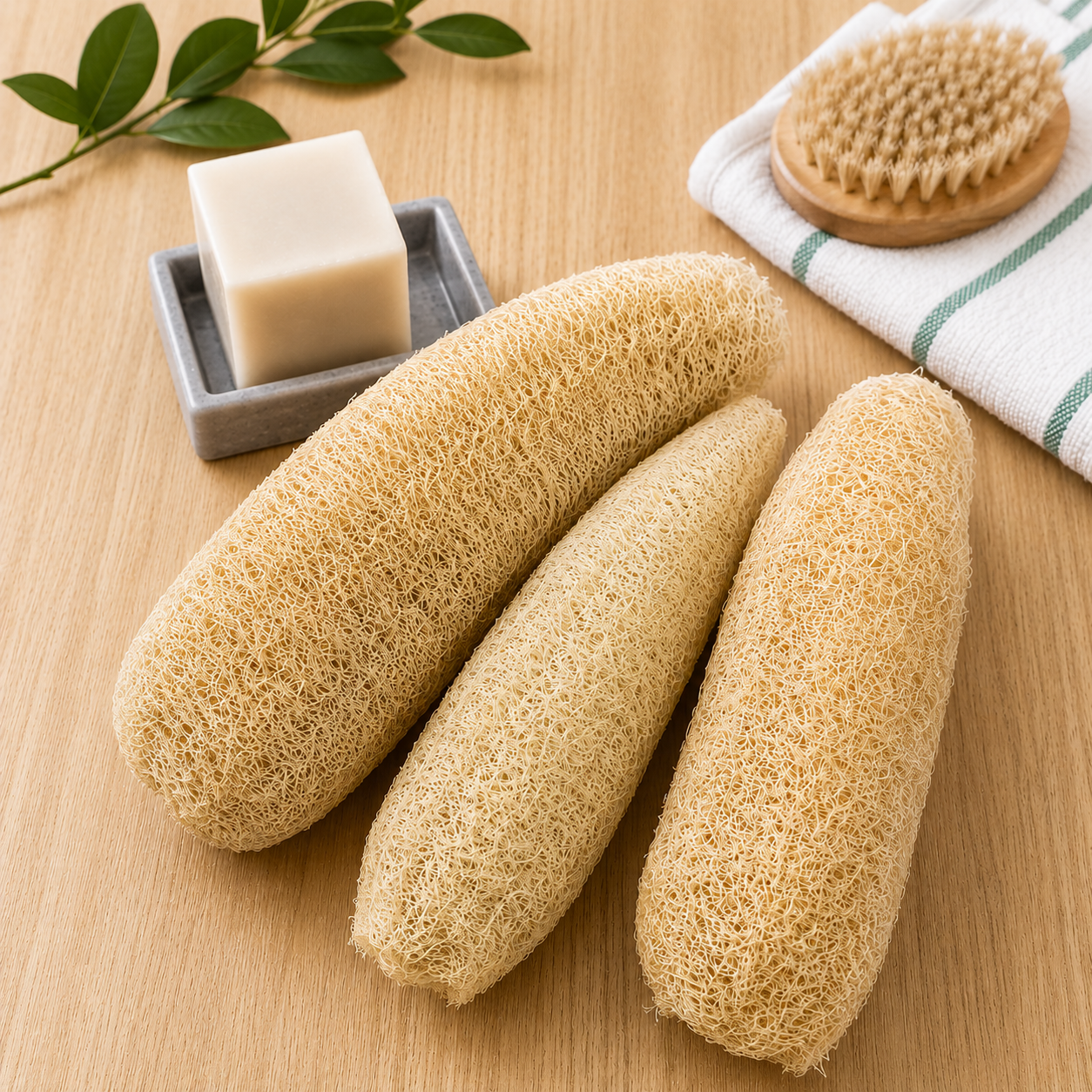 Esponja Compostable de LUFFA. 1 unidad