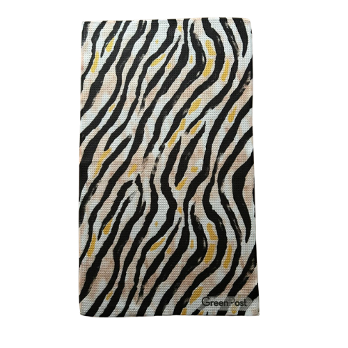 Paño de Cocina - Diseño Animal Print Negro