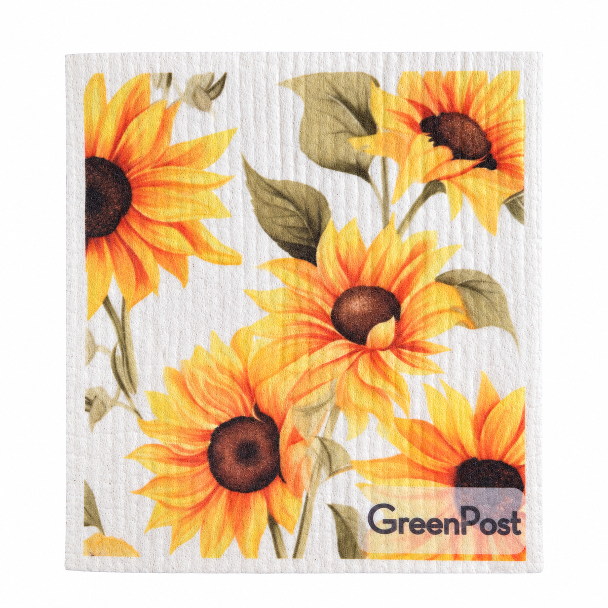 Paño Esponja Compostable (Pack 3) - Diseño Flores