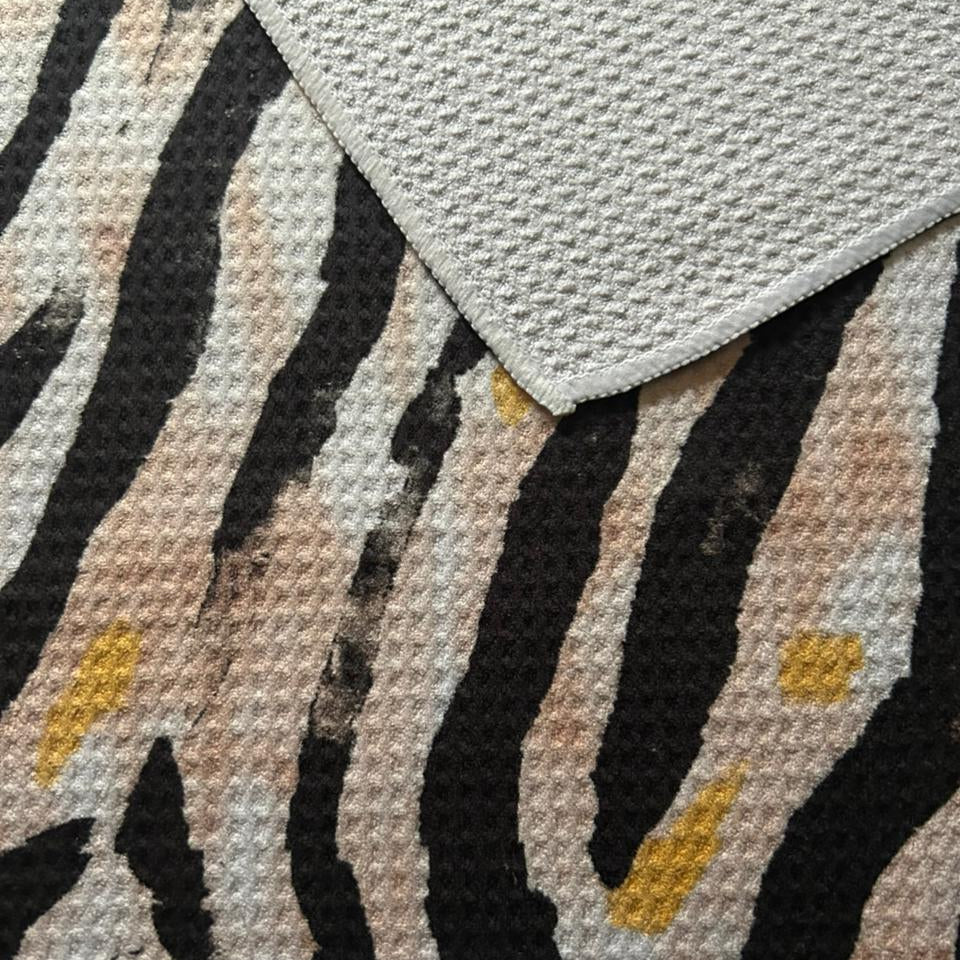 Paño de Cocina - Diseño Animal Print Negro