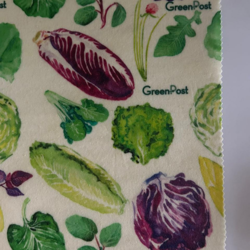 Wrap - Tela Encerada -  Diseño Verduras